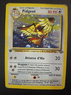 Carta Holo Pokemon PIDGEOT JUNGLE 8/64 prima edizione IT - Image 1