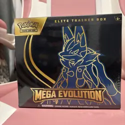 Pokemon TCG Mega Evolutions Lucario Elite Trainer Box ETB - SEALED - Image 1