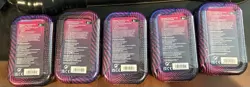 Pokemon TCG Mega Heros Tins Lot of 5 Pokemon New Sealed All Art Works - Image 2