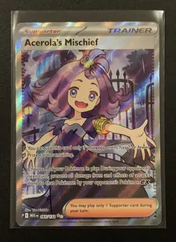 Acerola's Mischief 165/132 - Ultra Rare - Mega Evolution Base Set - Pokemon TCG - Image 1