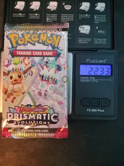 VERY HEAVY! GOD PACKUUU 22.33g Prismatic Evolutions Pokemon TCG Booster (SEALED) - Image 1