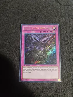 1X NM Infestation Infection - HA07-EN030 - Secret Rare Unlimited Hidden Arsenal - Image 1