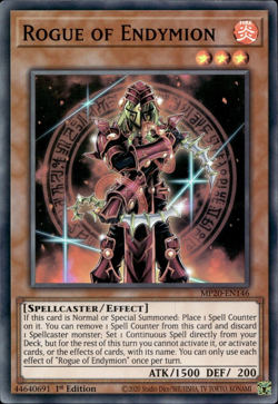 Rogue Of Endymion - Super Rare 1st Edition MP20-EN146 - LP - YuGiOh - Image 1