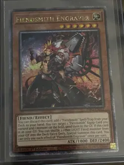Fiendsmith Engraver - INFO-EN017 - Quarter Century Secret Rare - 1st Edition - Image 1