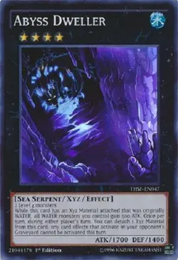 Abyss Dweller - THSF-EN047 - Super Rare 1st Edition - Yugioh - Image 1