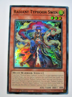 Yugioh! Radiant Typhoon Swen Dood-En014 Ultra Rare 1st Ed Near Mint!! - Image 1