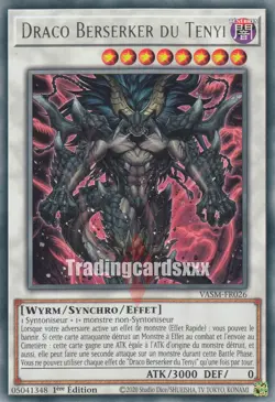 Yu-Gi-Oh! Draco Berserker du Tenyi : R VASM-FR026 - Image 1