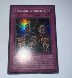 Yugioh Amazoness Archers MFC-096 Super Rare Unl Original Print (NM) - Image 1
