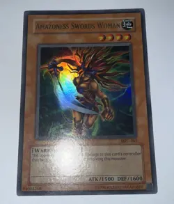 Yugioh Amazoness Swords Woman MFC-061 Ultra Rare Unl Original Print (LP) - Image 1