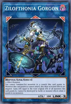 Yugioh DUAD-EN050 - Gorgon of Zilofthonia - Secret Rare - Image 1