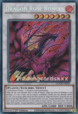 Yu-Gi-Oh! Dragon Rose Ronces : SE DOOD-FR039 - Image 1