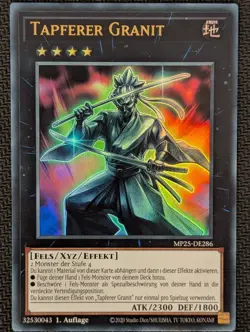 Tapferer Granit Ultra Rare MP25-DE286 NM DE YUGIOH - Image 1