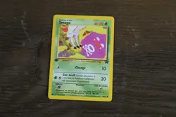 Vintage Pokemon Smogo Koffing TCG Card French Team Rocket 58/82 WOTC 2000 Common - Image 1