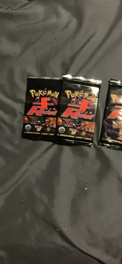 1st edition Pokemon Team Rocket Card Packs - Image 1