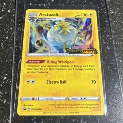 Pokemon Card Arctozolt SWSH036 Stamped Sword & Shield Darkness Ablaze Promo C73 - Image 1