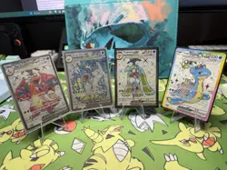 Lot of 4 Ultra Rare Ex Pokemon Cards Mint Condition - Image 1