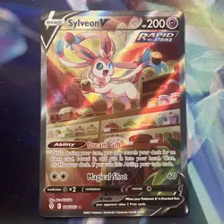 Sylveon V Alt Art Evolving Skies 184/203 Pokemon Card Holo Rare 2021 Near Mint - Image 1