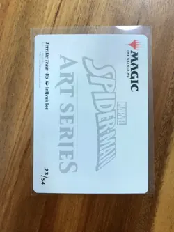 MTG: Terrific Team-Up Art Card - Art Card: Spider-Man 23/54 - Image 2