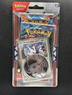 Pokemon Trading Card Game 2 Pack Checklane Blister (Archaludon) Fast shipping! - Image 1