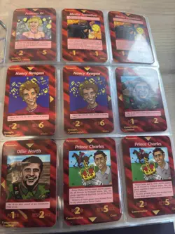 1995 New World Order Illuminati Card Game - 1533 Cards with 2 Binders - Image 2