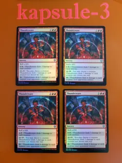 4x Thunderwave | FOIL | Battle for Baldur's Gate | MTG Magic Cards - Image 1