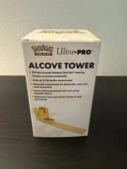 Ultra Pro Pokemon Pikachu Tower Alcove Deck Box + Ultra Pro Card Sleeves x3 - Image 2