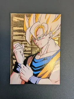 Super Saiyan Goku & Frieza (G-1 G-10) Gold Foil Cards - 1999 Dragon Ball Z DBZ - Image 2