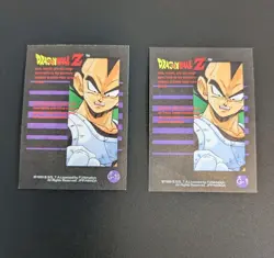 Super Saiyan Goku & Frieza (G-1 G-10) Gold Foil Cards - 1999 Dragon Ball Z DBZ - Image 4
