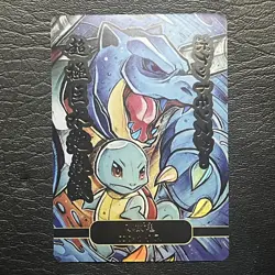 Squirtle X Blastoise Team Pokemon Manga Style ACG Goddess Story Card Holo Anime - Image 1