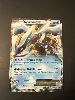 Pokemon Promo Card Black and White Kyurem EX BW37 (Holo) - Image 1