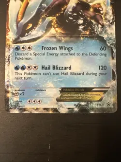 Pokemon Promo Card Black and White Kyurem EX BW37 (Holo) - Image 2