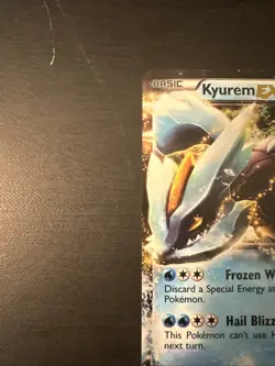 Pokemon Promo Card Black and White Kyurem EX BW37 (Holo) - Image 3