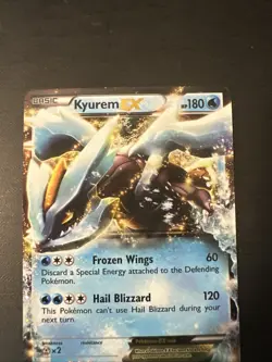 Pokemon Promo Card Black and White Kyurem EX BW37 (Holo) - Image 4