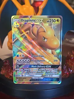 Dragonite GX Holo Card 152/236 Sm-Unified Minds NM Condition - Image 2