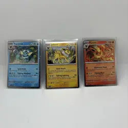 Pokemon Jolteon Flareon Vaporeon 167 168 189 Promo Set of 3 Prismatic Evolutions - Image 1