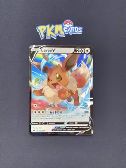 Pokemon TCG Eevee V Crown Zenith 108/159 Ultra Rare NM. - Image 1