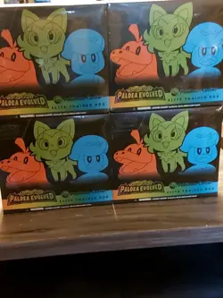 1* Pokemon Center Exclusive Paldea Evolved Elite Trainer Box Sealed ETB NM Boxes - Image 4