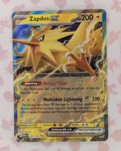 Zapdos ex 145/165 Sv: Scarlet & Violet 151 Holo Pokemon TCG - Image 1