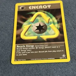 Pokemon TCG Recycle Energy 105/111 Neo Genesis Rare Vintage NM - Image 2