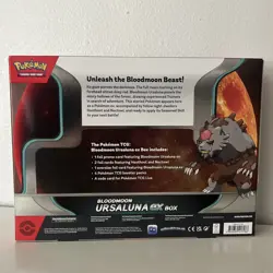 Pokemon TCG: Bloodmoon Ursaluna Ex Box - Factory Sealed - Image 3