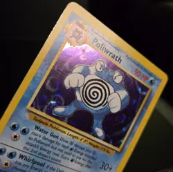 Pokemon TCG - POLIWRATH - 13/102 - HOLO - RARE - UNLIMITED - BASE SET 1999 - MP - Image 2