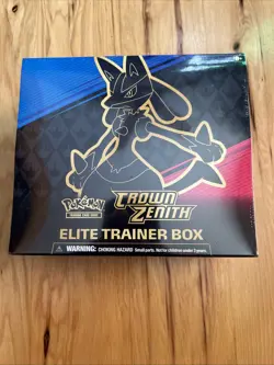 Pokemon TCG: Crown Zenith Elite Trainer Box - 10 Packs New Factory Sealed - Image 1