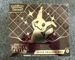 Pokemon TCG Scarlet & Violet Paldean Fates ETB Elite Trainer Box NEW Sealed - Image 1