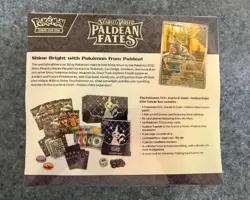 Pokemon TCG Scarlet & Violet Paldean Fates ETB Elite Trainer Box NEW Sealed - Image 2