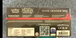 Pokemon TCG Scarlet & Violet Paldean Fates ETB Elite Trainer Box NEW Sealed - Image 3