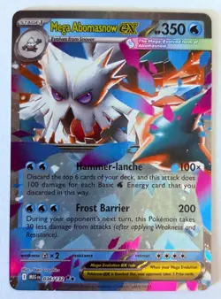 Mega Abomasnow Ex 36/132 Mega Evolution MEG -Near Mint- Pokemon TCG - Image 1