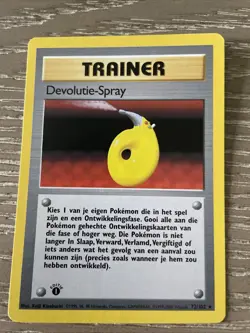 Devolution Spray 72/102 Trainer Base Set NM DUTCH Pokemon Free Ship - Image 1