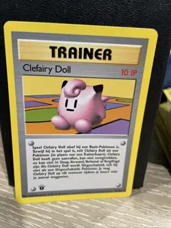 Clefairy Doll 87/102 Trainer 1st Edition Base Set NM DUTCH Pokemon Free Ship - Image 1
