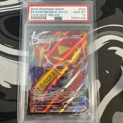 2020 Pokemon Darkness Ablaze #34 Centiskorch VMAX Full Art PSA 10 Gem Mint - Image 1