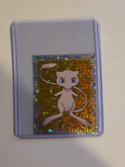 Mew Merlin Pokemon Album Stickers Silver Prism #S25 1999 - Image 1